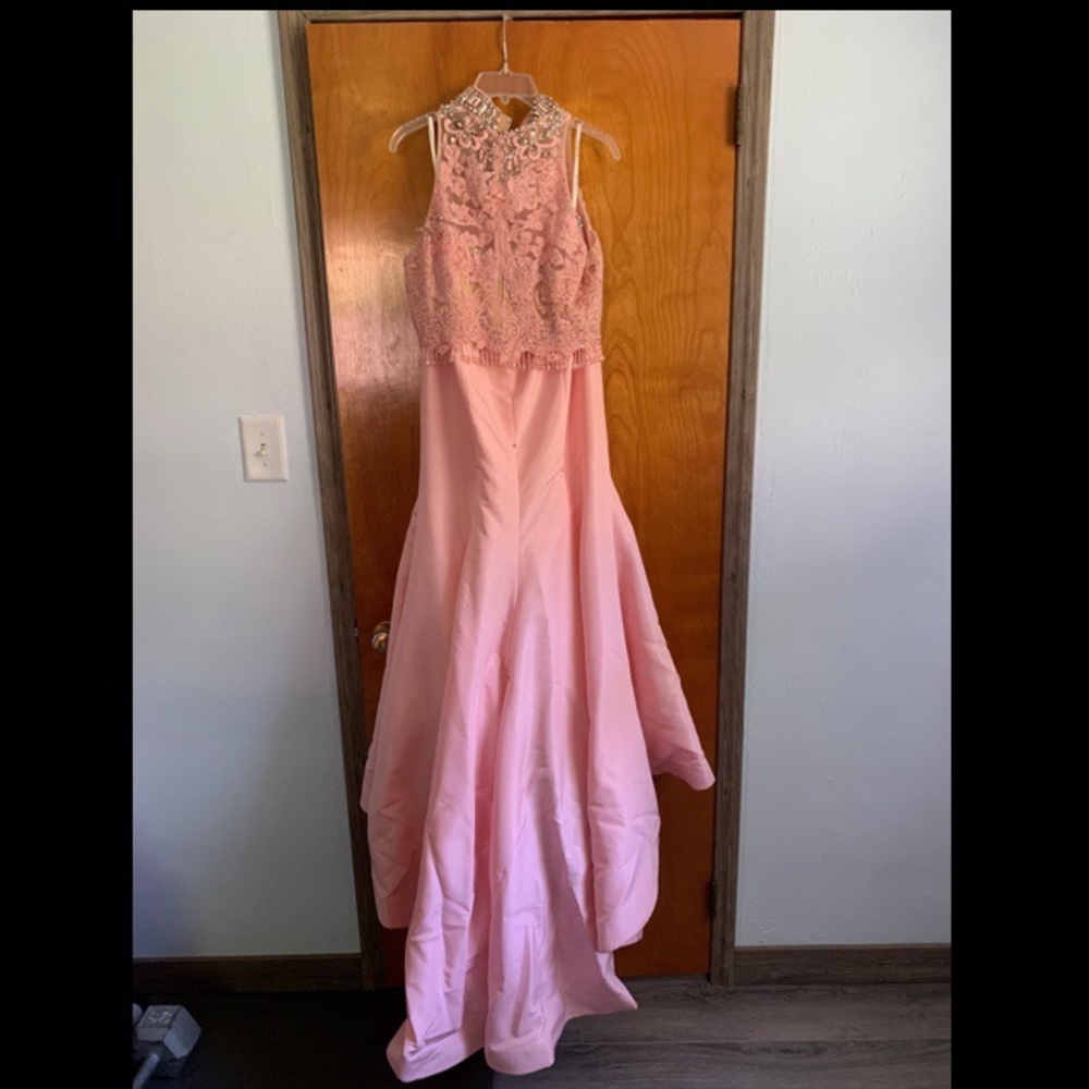 Long Two Piece Prom Dress